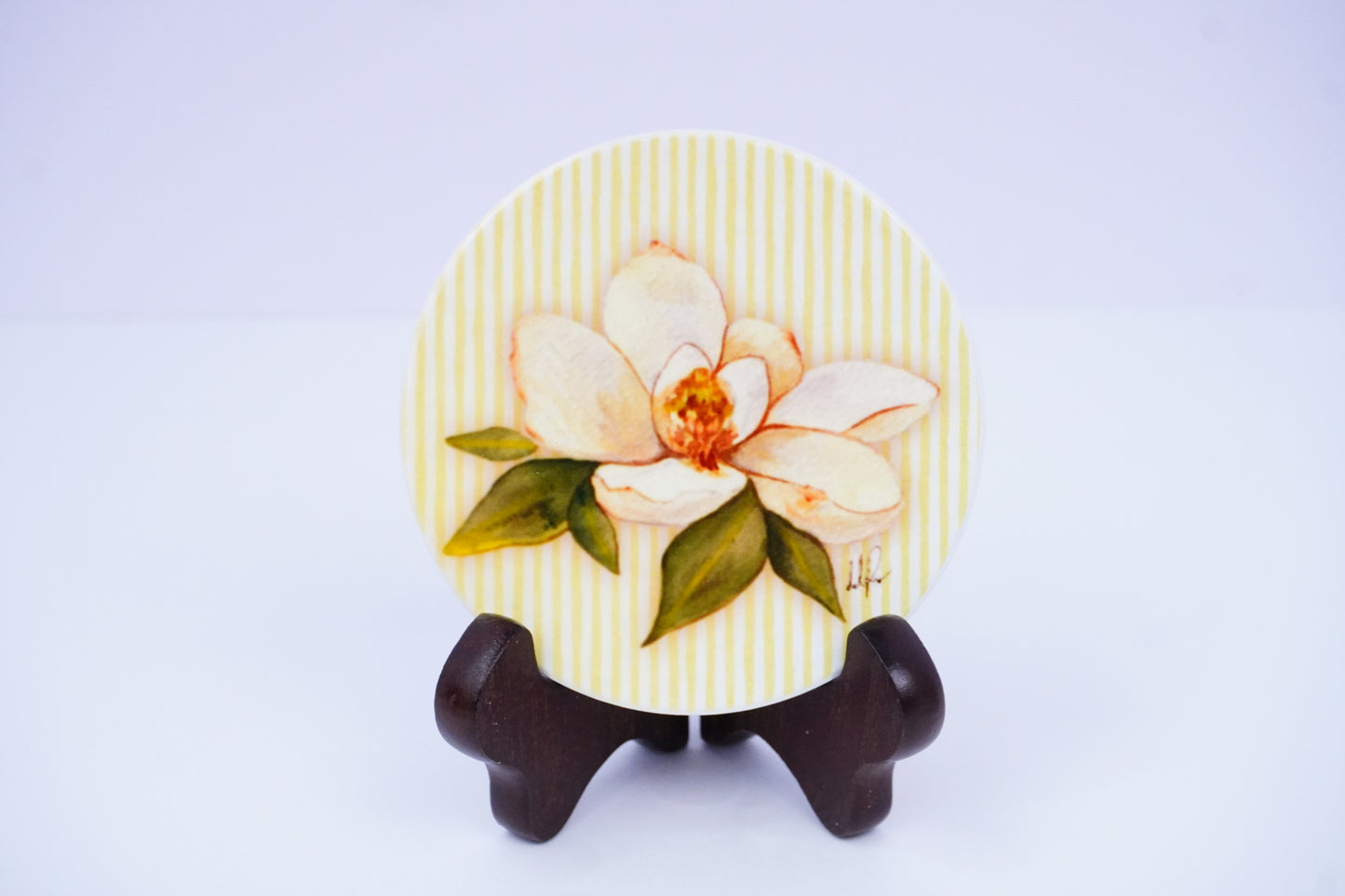 Magnolia Striped Coaster - Set of 4