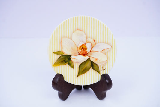 Magnolia Striped Coaster - Set of 4